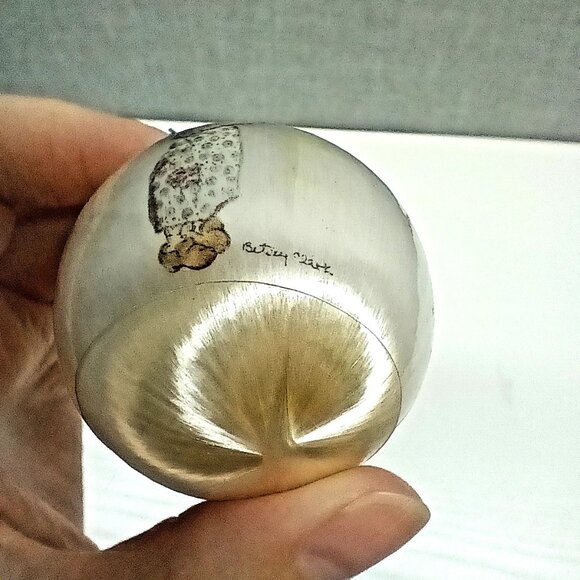 Hallmark Betsey Clark Christmas Ornament 1975 VTG 70s Holiday Satin RARE Birds - Picture 5 of 10